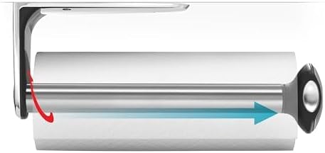 simplehuman Wall Mount Paper Towel Holder, Stainless Steel